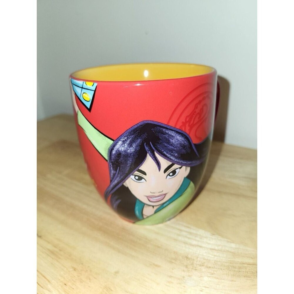 ⭐️ 2/$50 Disney Parks Mulan Coffee Mug “Live With Honor” Ceramic Mug